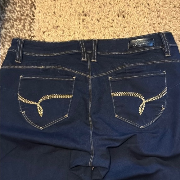 Royalty For Me Blue Skinny Jeans Stretchy Denim - Picture 7 of 14